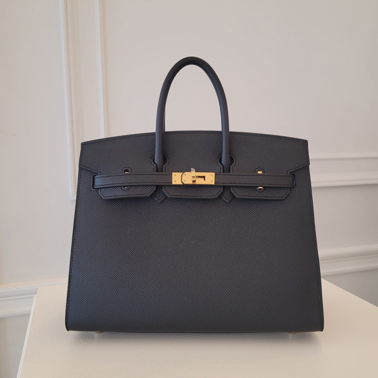 Hermès Birkin 25cm Black Sellier Epsom GHW