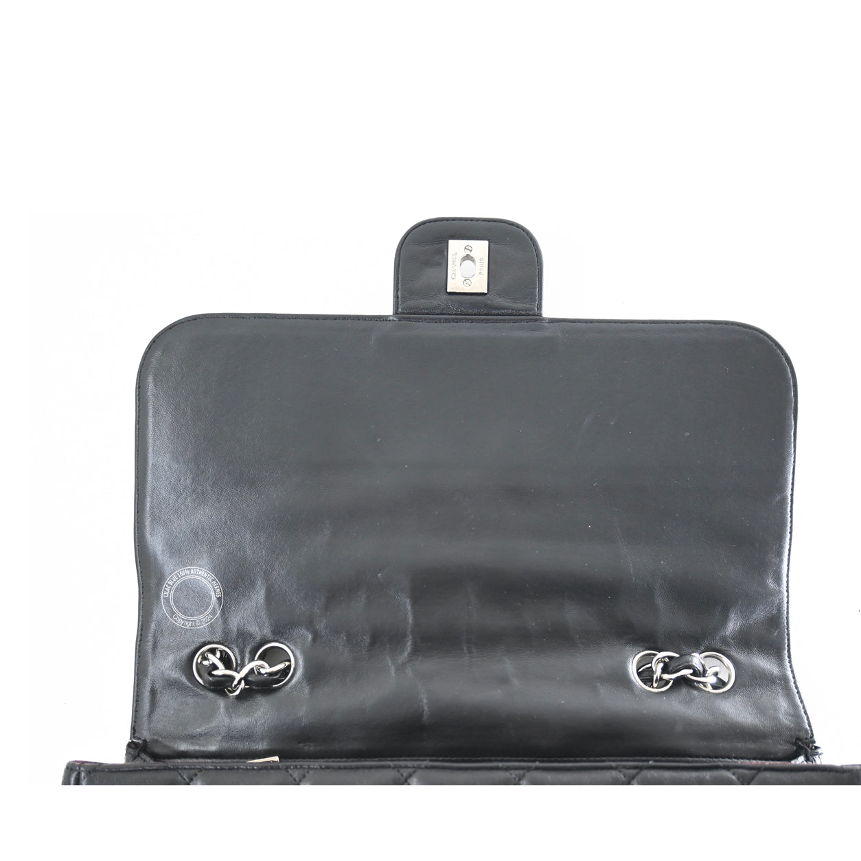 Chanel Jumbo Flap Black Lambskin PHW -Preloved