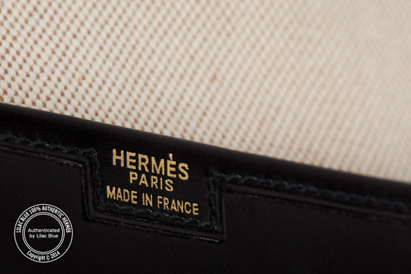 Hermès Jige Clutch 29cm Black Swift - Preloved