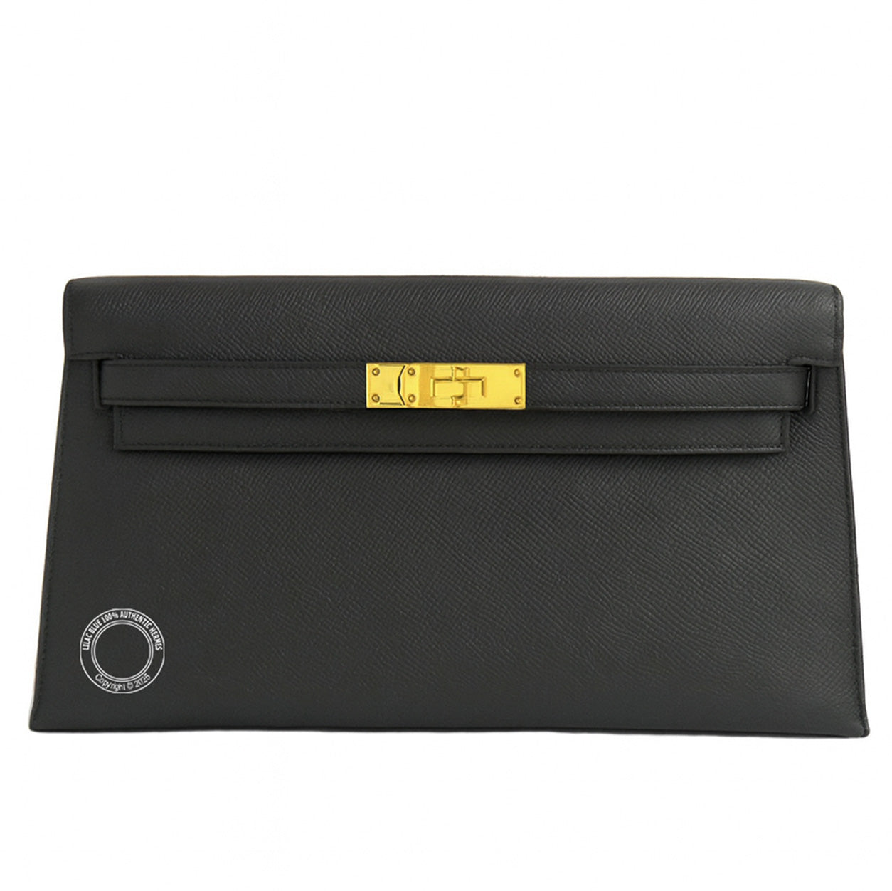 Hermès Kelly Elan 28 Black Epsom GHW