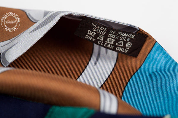 Hermès Maxi Twilly Eperon d'Or. Bleu