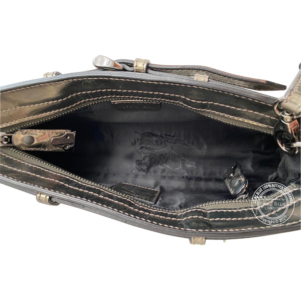 Burberry Metallic Studded Clutch - Preloved