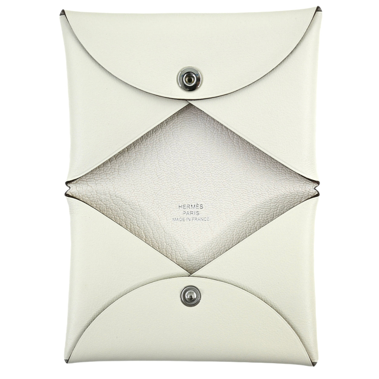 Hermès Calvi Card Holder. Nata. Swift