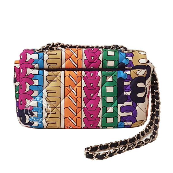 Chanel Flap Bag Multicoloured Fabric GHW