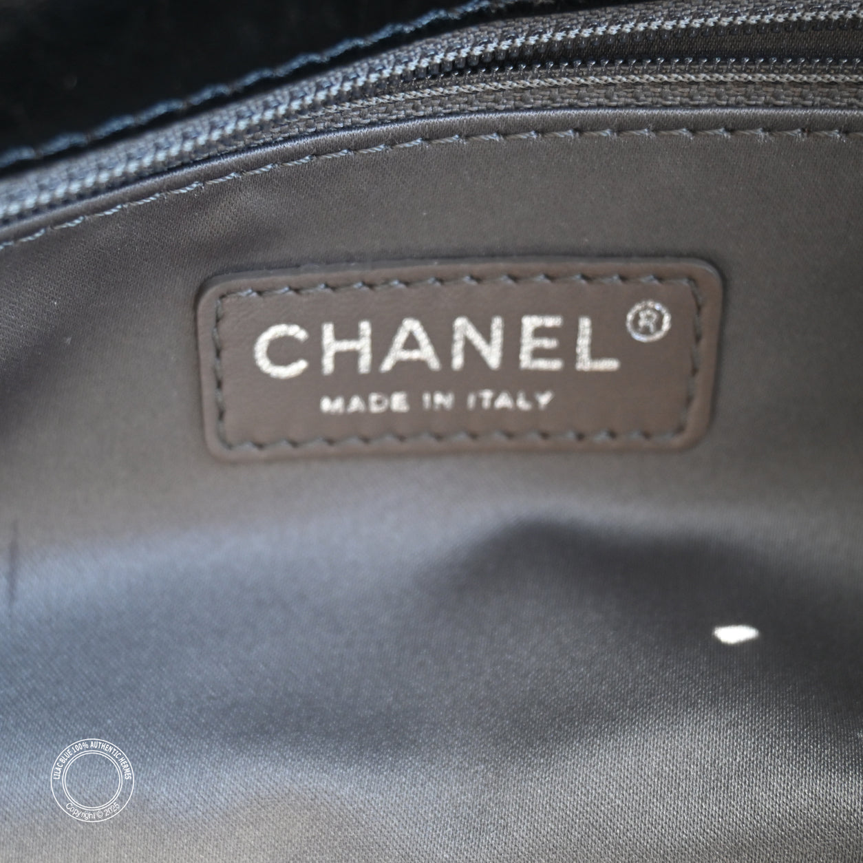Chanel Funny Tweed Flap Bag Black Lambskin PHW - Preloved