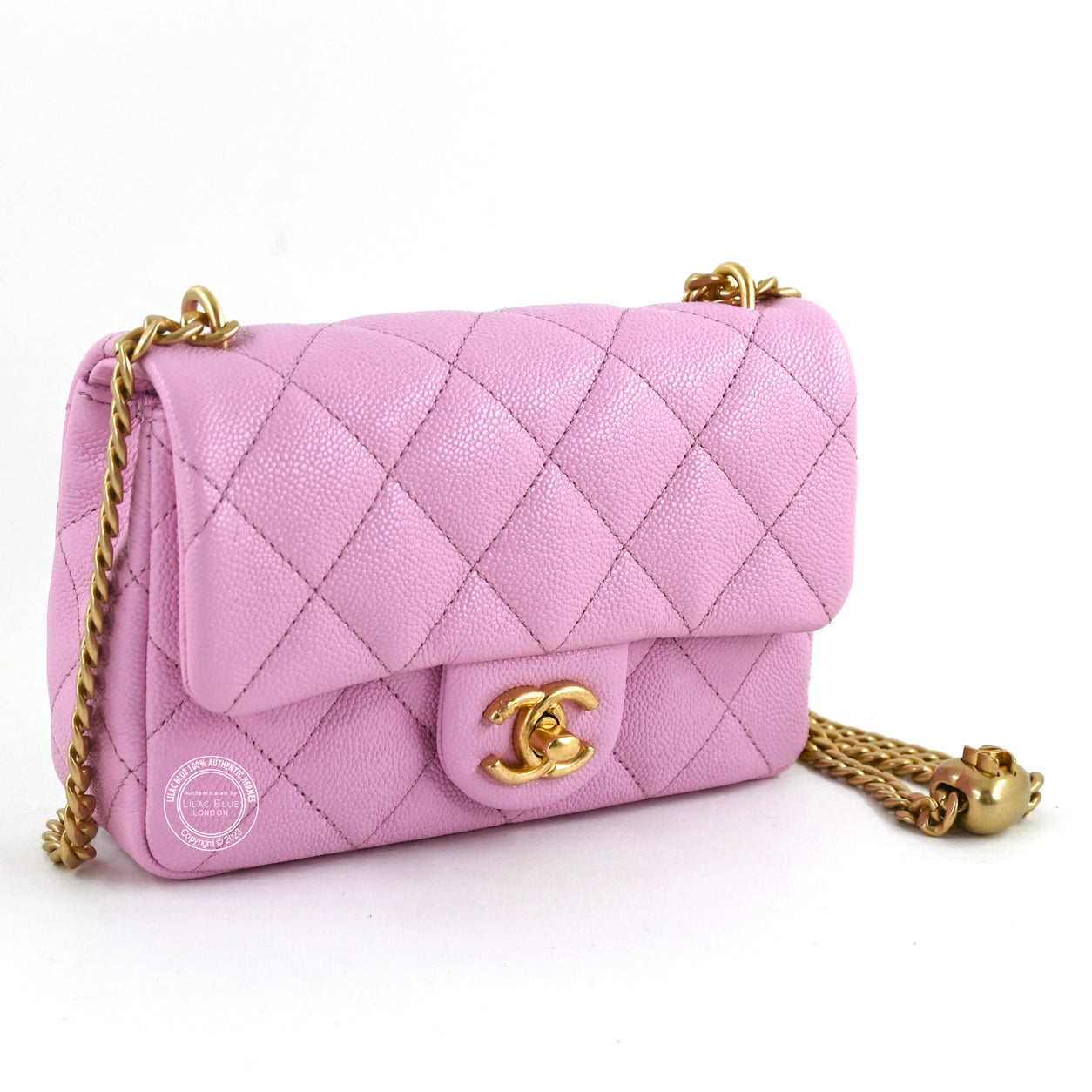 Chanel Sweetheart Mini Flap Pink Caviar BGHW
