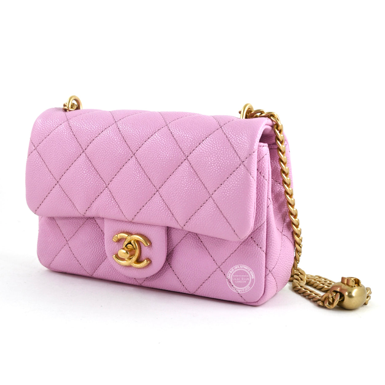 Chanel Sweetheart Mini Flap Pink Caviar BGHW