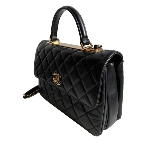 Chanel Trendy CC Black Gold - Preloved