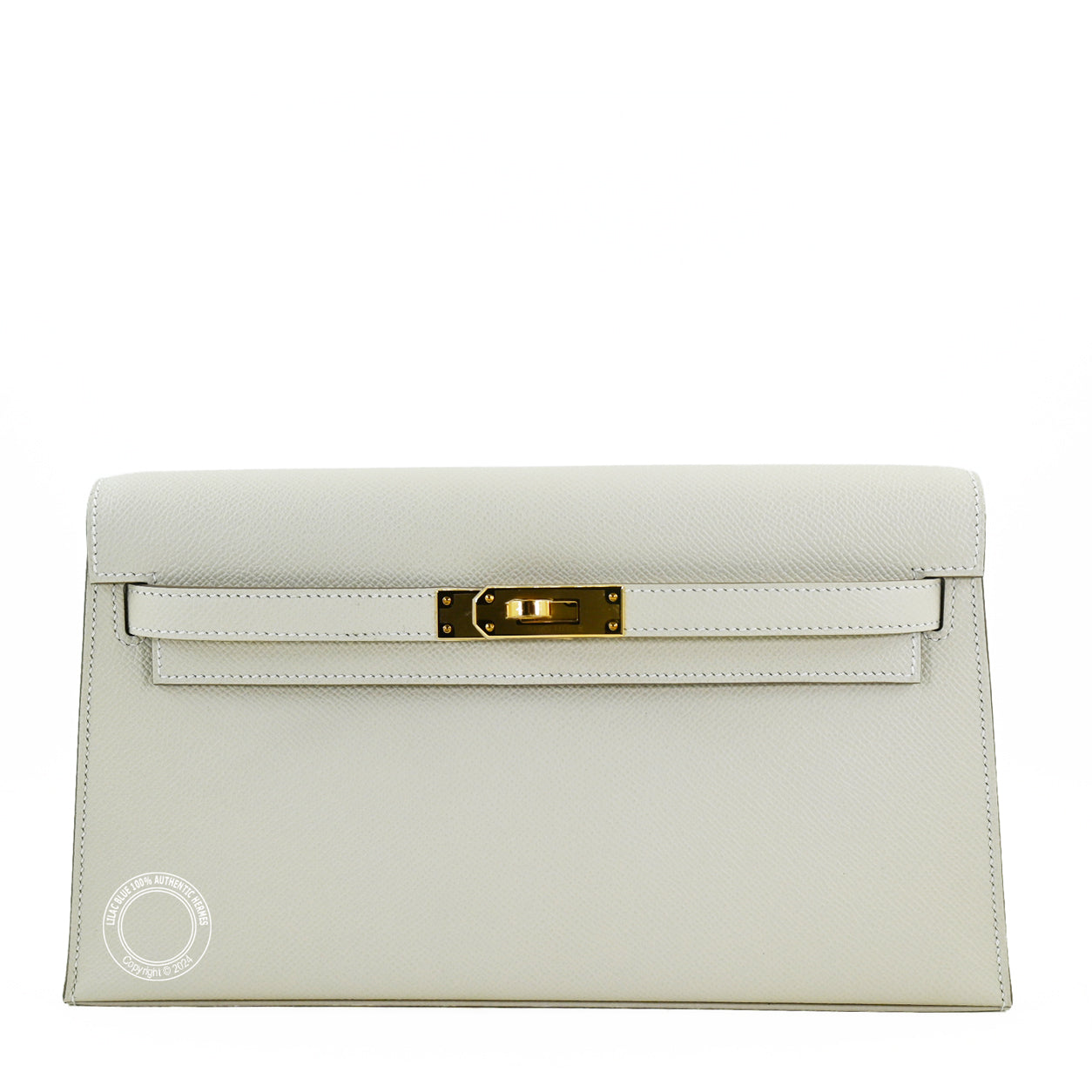 Hermès Kelly 28cm Elan Craie Epsom GHW