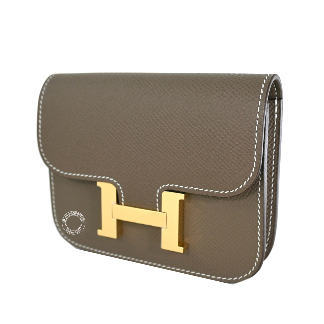 Hermes Constance Slim Etoupe Epsom GHW