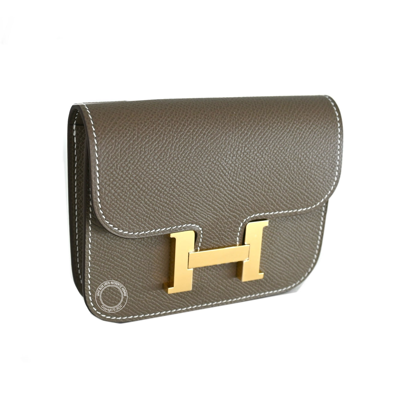 Hermes Constance Slim Etoupe Epsom GHW