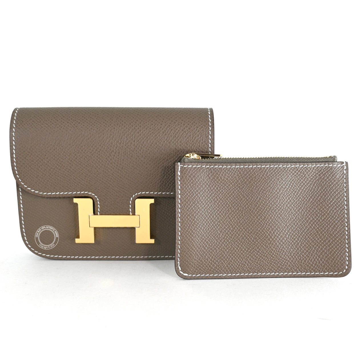 Hermes Constance Slim Etoupe Epsom GHW