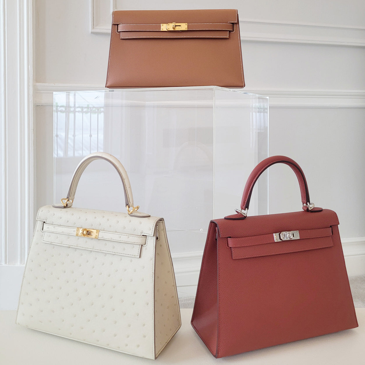 Hermès Kelly 25cm Rouge Venitien Epsom PHW