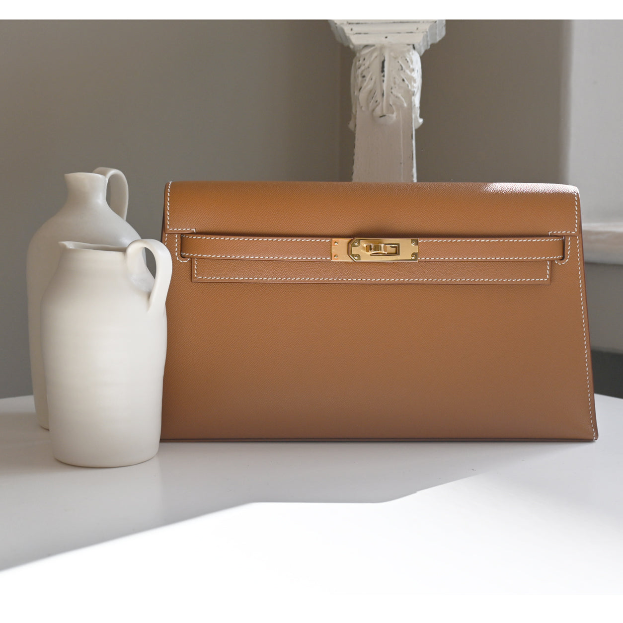 Hermès Kelly 28cm Elan Gold Madame GHW