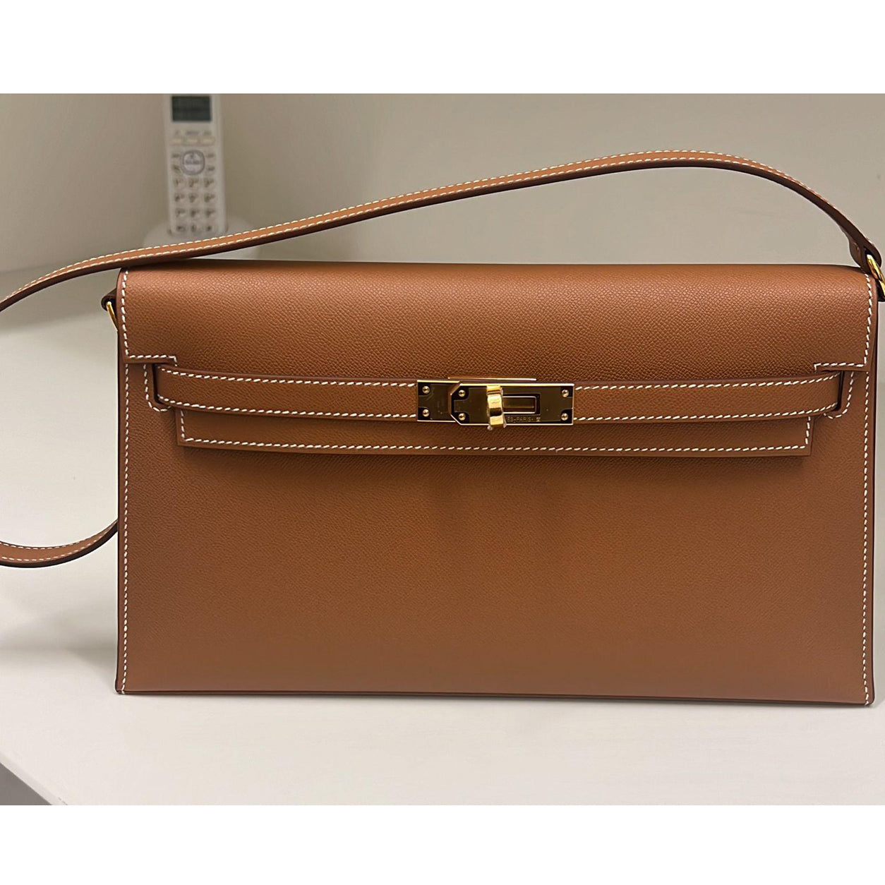 Hermès Kelly 28cm Elan Gold Madame GHW