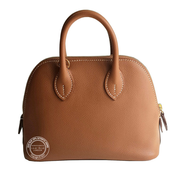 Hermès Mini Bolide 22cm Gold Evercolor GHW - Preloved