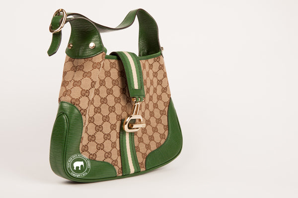 Gucci Green Stripe Small Bag