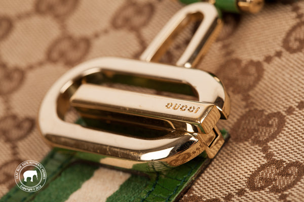 Gucci Green Stripe Small Bag