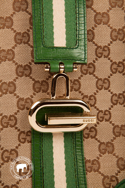 Gucci Green Stripe Small Bag