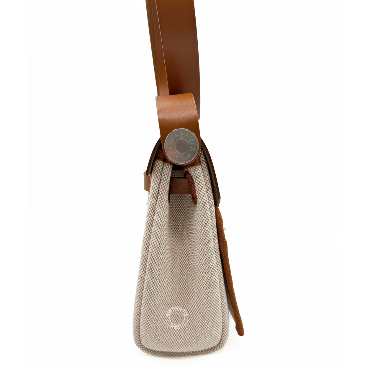 Hermès Herbag 20cm Natural/Ecru/Beige Hunter Viking PHW