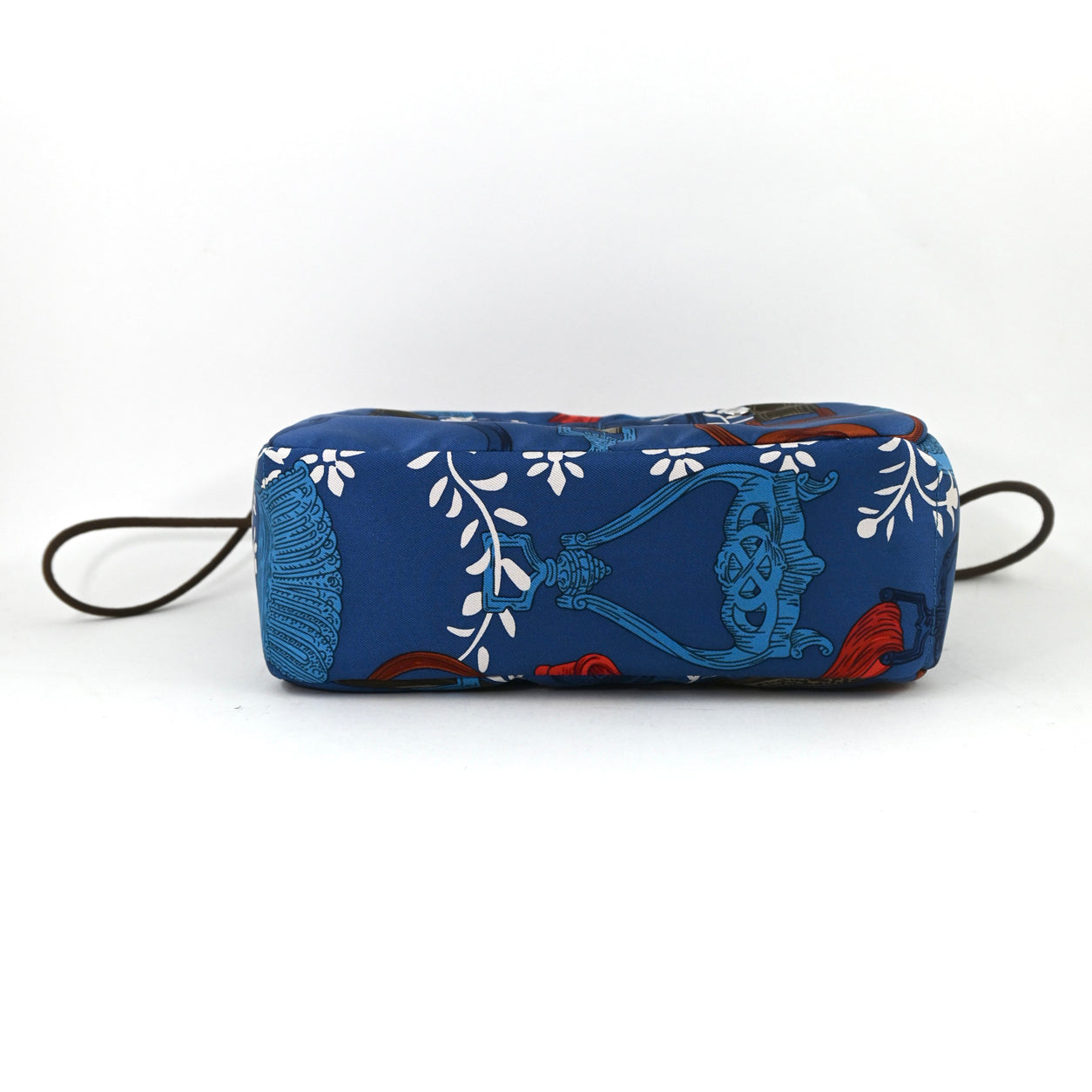 Hermès Bag Insert Bleu Zellige/Mykonos/Fauve Silk/Barenia