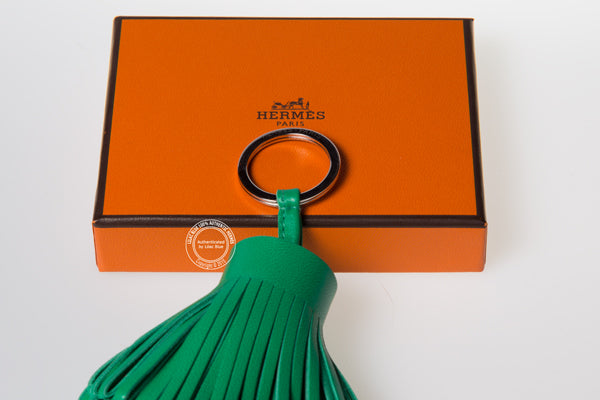 Hermès Carmen Key Ring. Bamboo