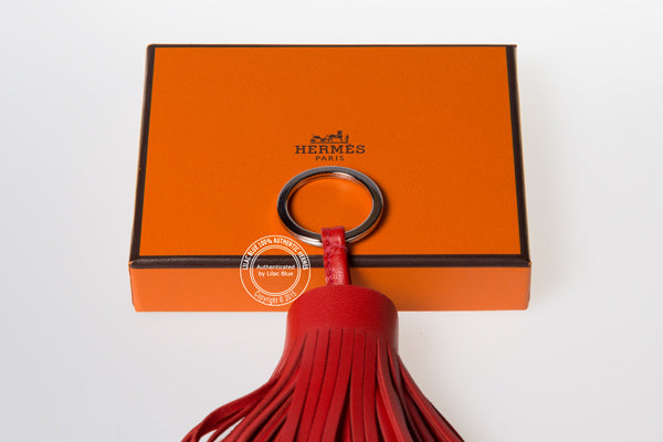 Hermès Carmen Key Ring. Rouge