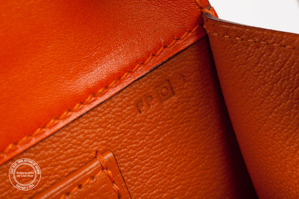 Hermès Medor Clutch 29cm Orange Swift PHW