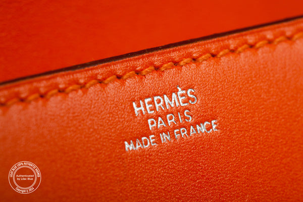 Hermès Medor Clutch 29cm Orange Swift PHW