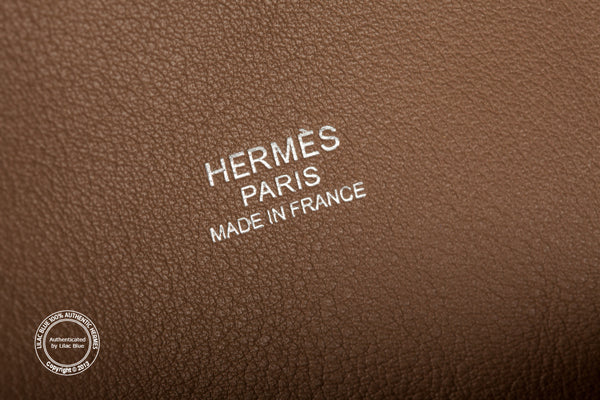 Hermès Toolbox 33cm Etoupe Swift PHW