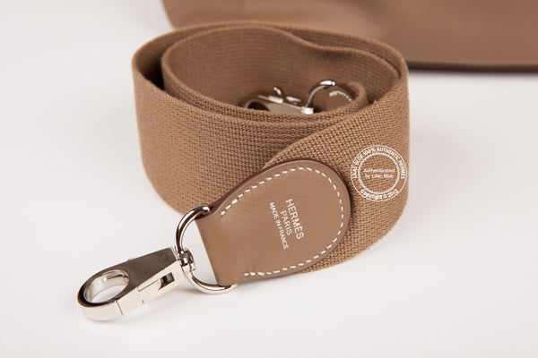 Hermès Toolbox 33cm Etoupe Swift PHW