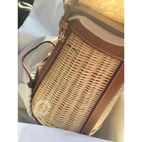 Hermès Farming Picnic Osier. Wicker & Barenia Leather
