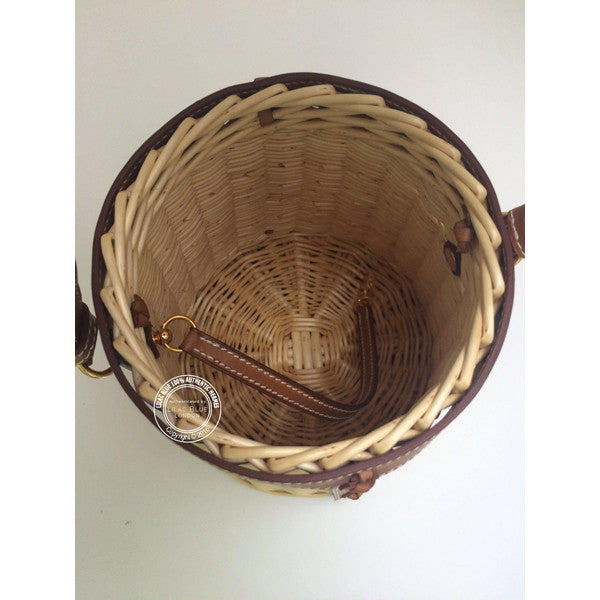 Hermès Farming Picnic Osier. Wicker & Barenia Leather
