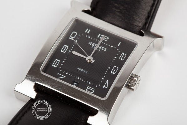 Hermès Heure H Black Watch - Preloved