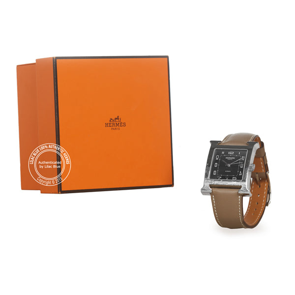 Hermès Heure H Black Watch - Preloved