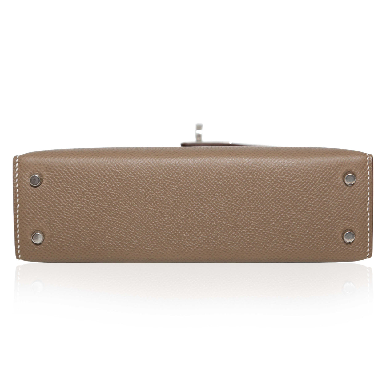 Hermès Kelly 20cm Etoupe Epsom PHW