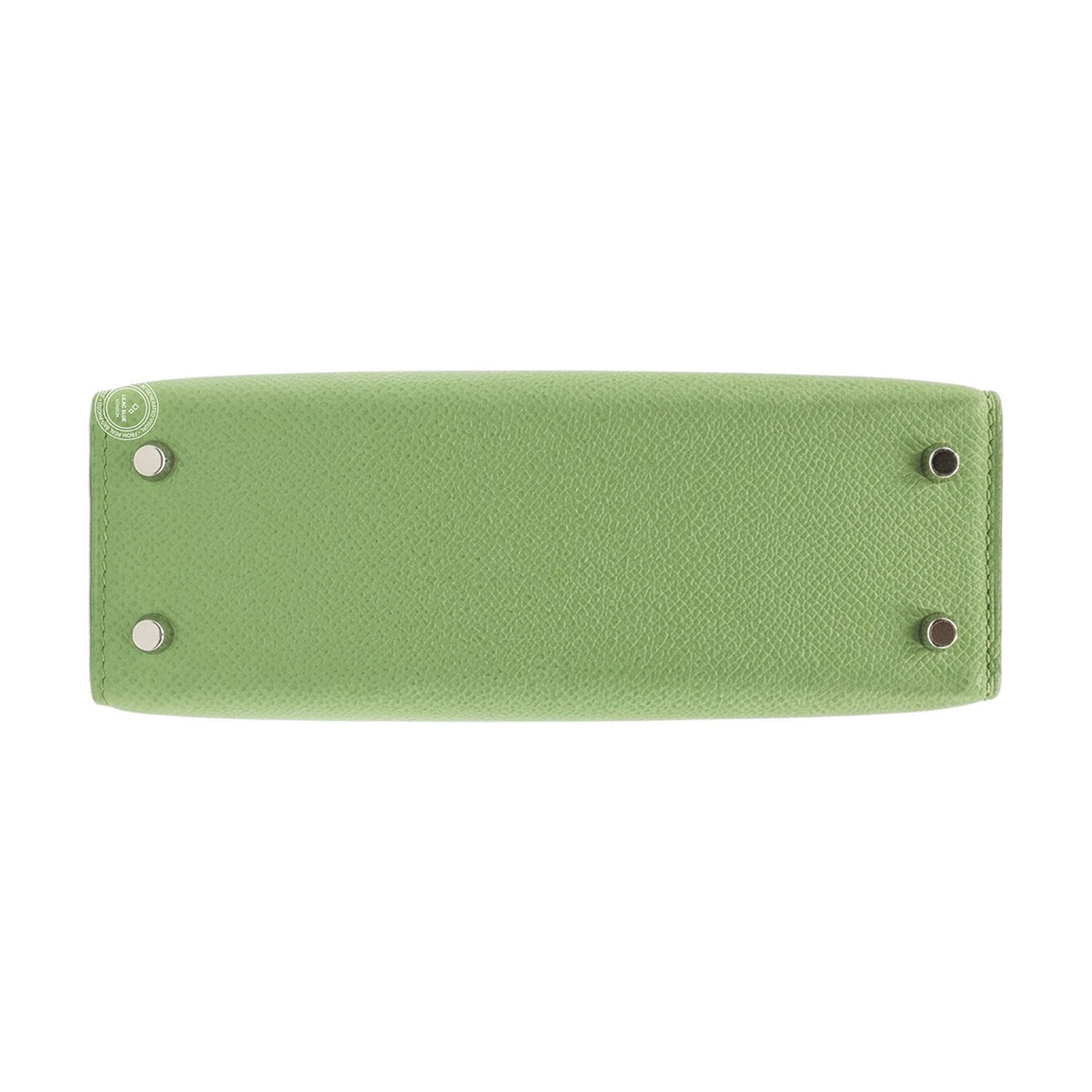 Hermès Kelly 20cm Vert Criquet Epsom PHW