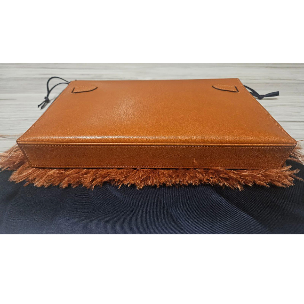 Hermès Kelly 28cm Elan Folie Pain d'Epice Chevre PHW