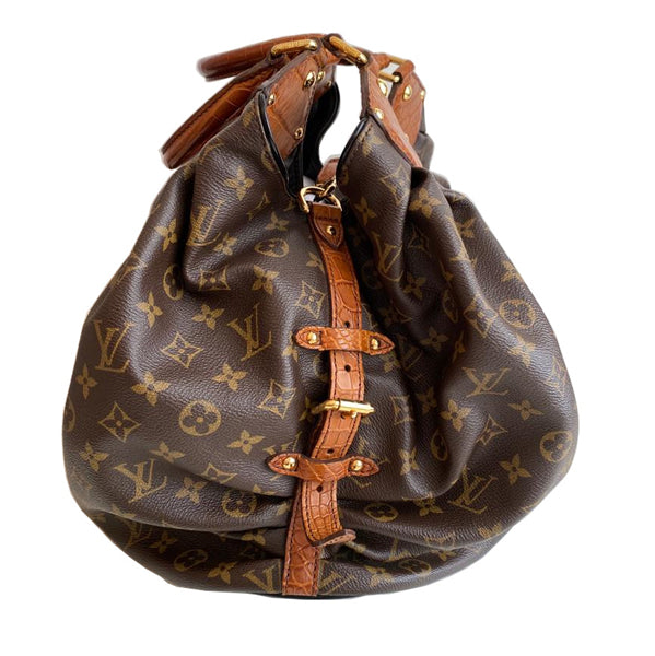 Louis Vuitton Mahina Limited Edition Monogram Canvas & Alligator GHW - Preloved