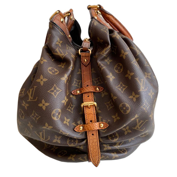 Louis Vuitton Mahina Limited Edition Monogram Canvas & Alligator GHW - Preloved