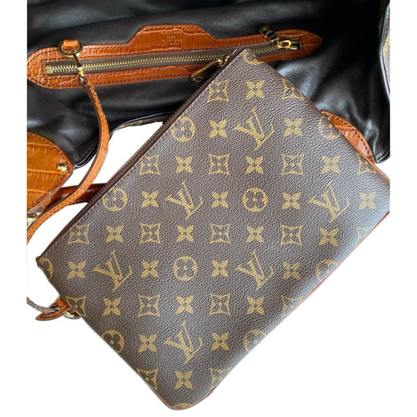 Louis Vuitton Mahina Limited Edition Monogram Canvas & Alligator GHW - Preloved