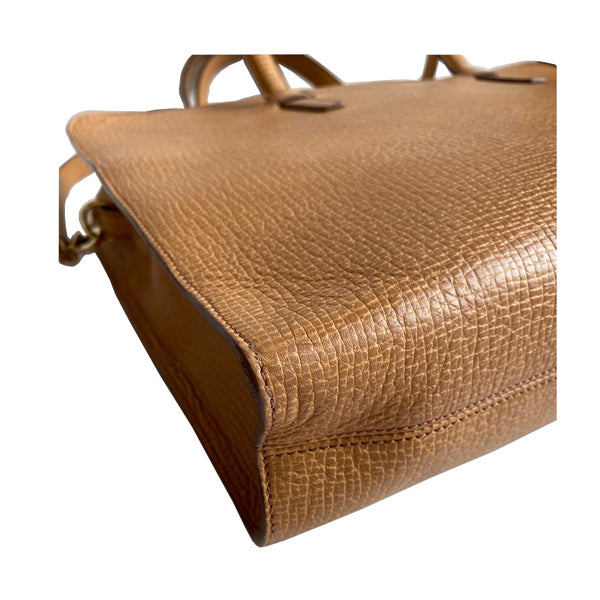 Loewe Briefcase Handbag with Gold Hardware