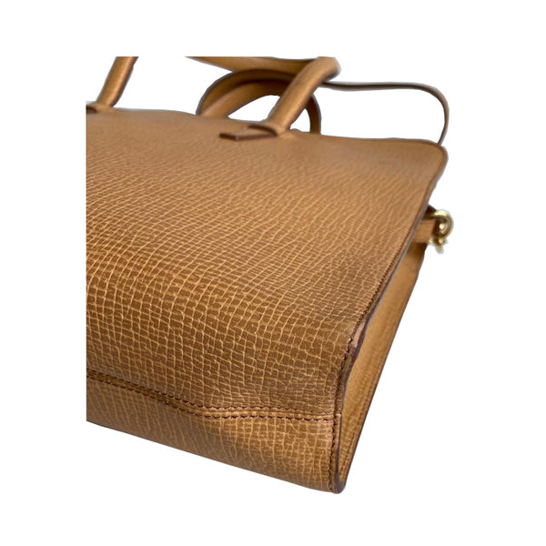 Loewe Briefcase Handbag with Gold Hardware