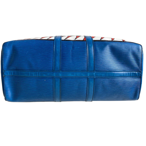 Louis Vuitton Keepall 45 in Toledo Blue - Preloved