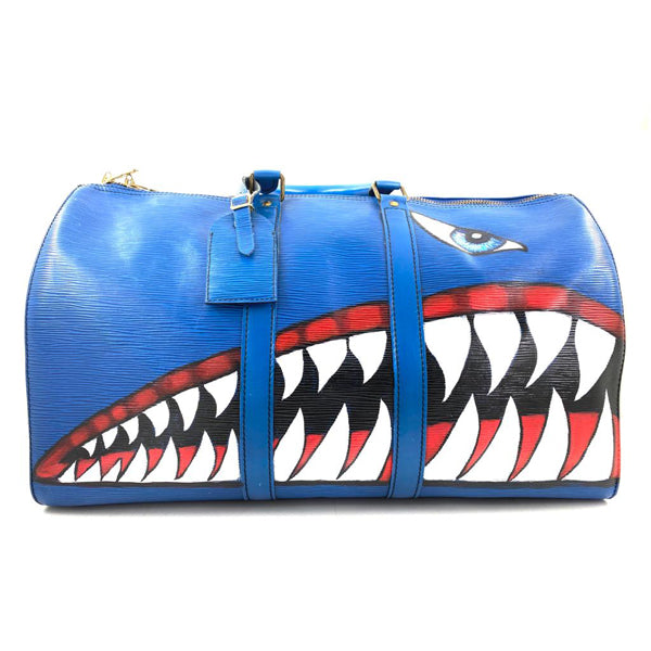 Louis Vuitton Keepall 45 in Toledo Blue - Preloved