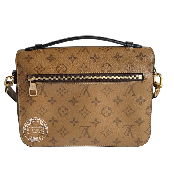 Louis Vuitton Pochette Metis Monogram Reverse GHW - Preloved