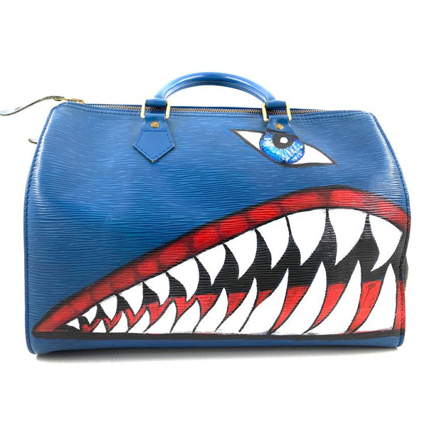 Louis Vuitton Speedy 30 in Toledo Blue - Preloved