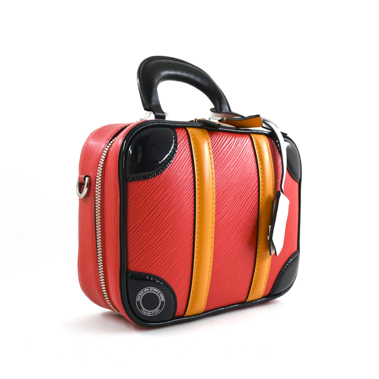 Louis Vuitton Valisette Red/Orange/Black BB Epi leather Silver
