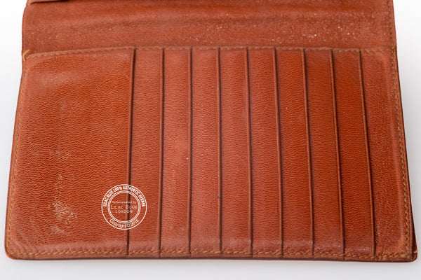 Hermès Brown Men's Wallet. Crocodile - Preloved