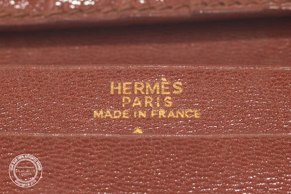 Hermès Brown Men's Wallet. Crocodile - Preloved